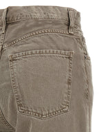 Agolde Brown Lyocell Relaxed Fit Jeans