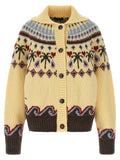Alanui Multicolor Virgin Wool Cardigan