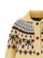 Alanui Multicolor Virgin Wool Cardigan