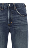 Agolde Blue Cotton Bootcut Jeans