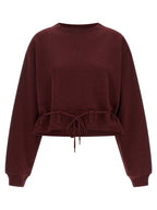 Dries Van Noten Bordeaux Cotton Sweatshirt
