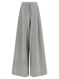 Dries Van Noten Gray Cotton Casual Pants