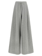 Dries Van Noten Gray Cotton Casual Pants