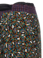 Dries Van Noten Multicolor Silk Midi Skirt