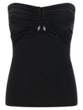 Rick Owens Black Nylon Tank Tops
