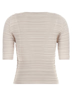 Issey Miyake Beige Polyester Blouse