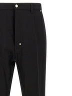 Rick Owens Black Cotton Casual Pants