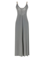 Eres Silver Polyamide Long Dress