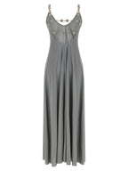 Eres Silver Polyamide Long Dress