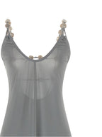 Eres Silver Polyamide Long Dress