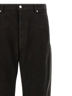 Rick Owens Black Cotton Flared Pants