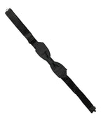 Dolce & Gabbana Men Black Polyester Adjustable Neck Papillon Bow Tie