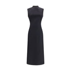 Maison Margiela Black Wool Oves Aries Casual Dress