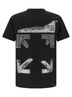 Off-White Black Cotton T-Shirt