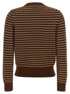 A.P.C. Brown Cotton Cardigan