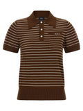 A.P.C. Brown Cotton Polo Shirt