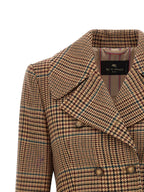 Etro Brown Wool Coat