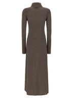 PINKO Beige Wool Long Dress