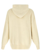 Rick Owens White Marabou Sweatshirt