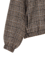 Brunello Cucinelli Brown Alpaca Leather Bomber