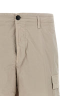 Stone Island Gray Cotton Bermuda Shorts