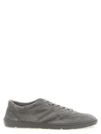 Brunello Cucinelli Gray Calfskin Low Top Sneakers