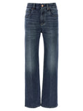 Brunello Cucinelli Blue Cotton Relaxed Fit Jeans