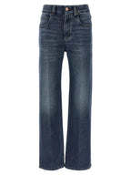 Brunello Cucinelli Blue Cotton Relaxed Fit Jeans