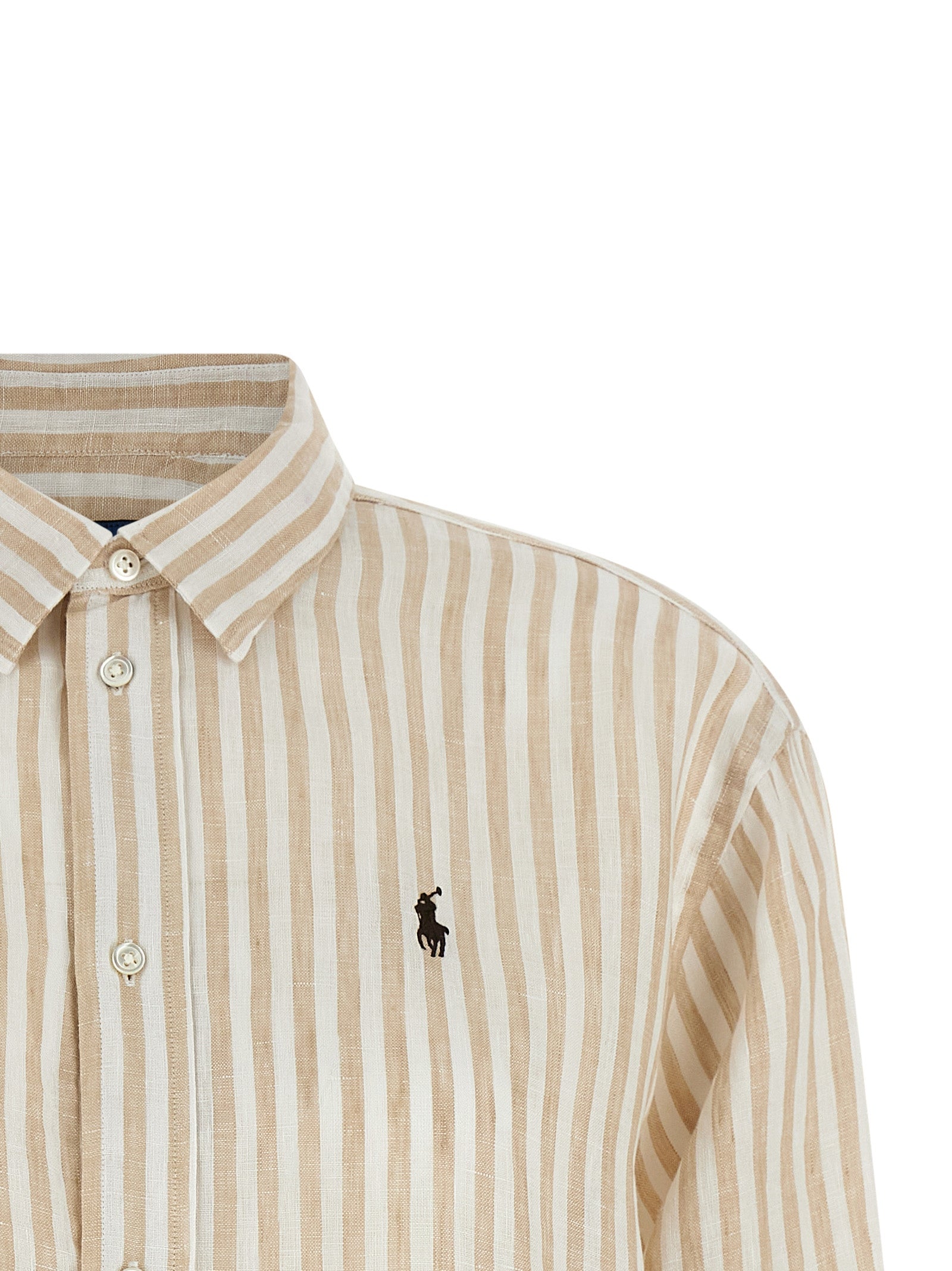 Polo Ralph Lauren Beige Linen Blouse