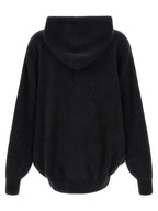 Rick Owens Black Marabou Sweatshirt
