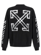 Off-White Black Cotton Sweatshirt