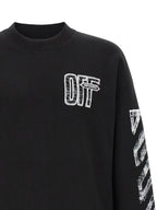 Off-White Black Cotton Sweatshirt
