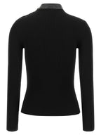 Courrèges Black Viscose Cardigan