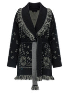 Alanui Black Cashmere Cardigan