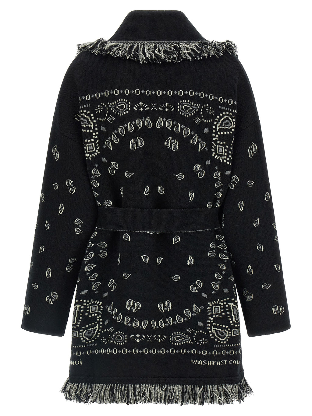 Alanui Black Cashmere Cardigan