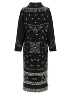 Alanui Black Virgin Wool Coat