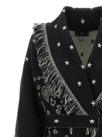 Alanui Black Virgin Wool Coat