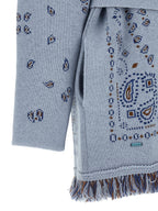 Alanui Blue Cashmere Cardigan