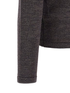 Lemaire Brown Wool Polo Shirt