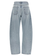 Agolde Blue Cotton High-Waisted Jean