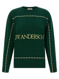 J.W.Anderson Bicolor Wool Cardigan