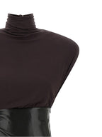 The Andamane Bordeaux Viscose Midi Dress