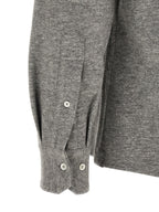 Brunello Cucinelli Gray Cashmere Blouse