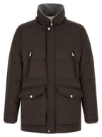 Brunello Cucinelli Brown Polyamide Parka
