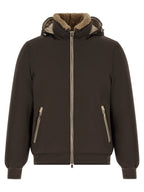 Brunello Cucinelli Brown Polyamide Full-Length Jacket
