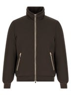 Brunello Cucinelli Brown Polyamide Full-Length Jacket