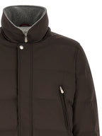 Brunello Cucinelli Brown Polyamide Parka