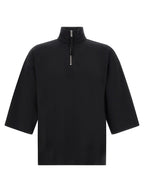 Thom Krom Black Cotton Sweatshirt