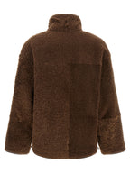 Brunello Cucinelli Brown Lamb Leather Biker Jacket