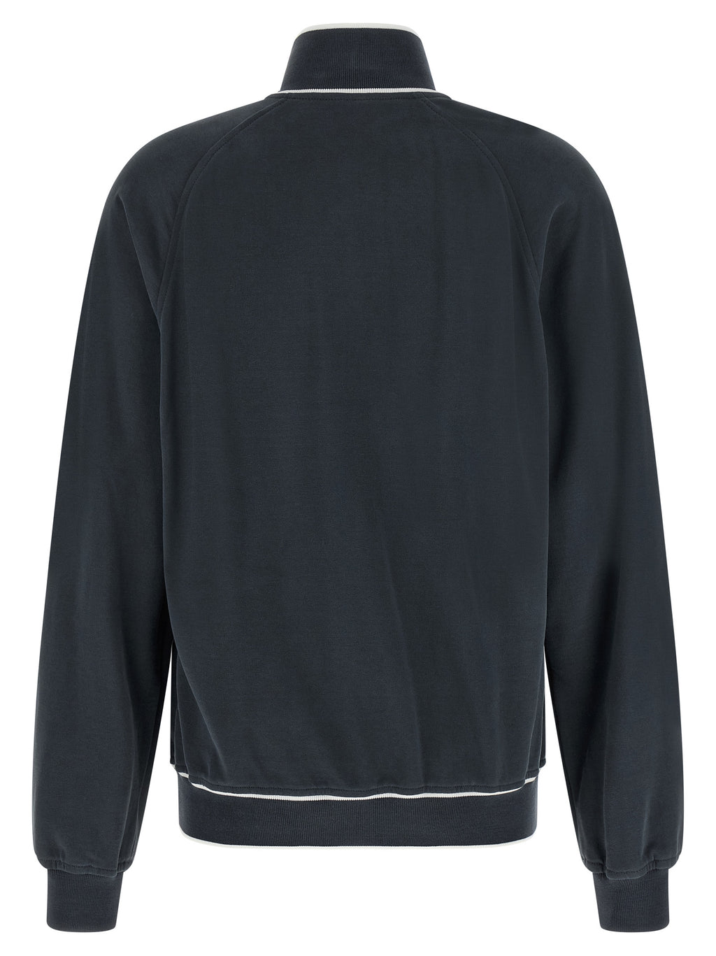 Brunello Cucinelli Blue Cotton Sweatshirt